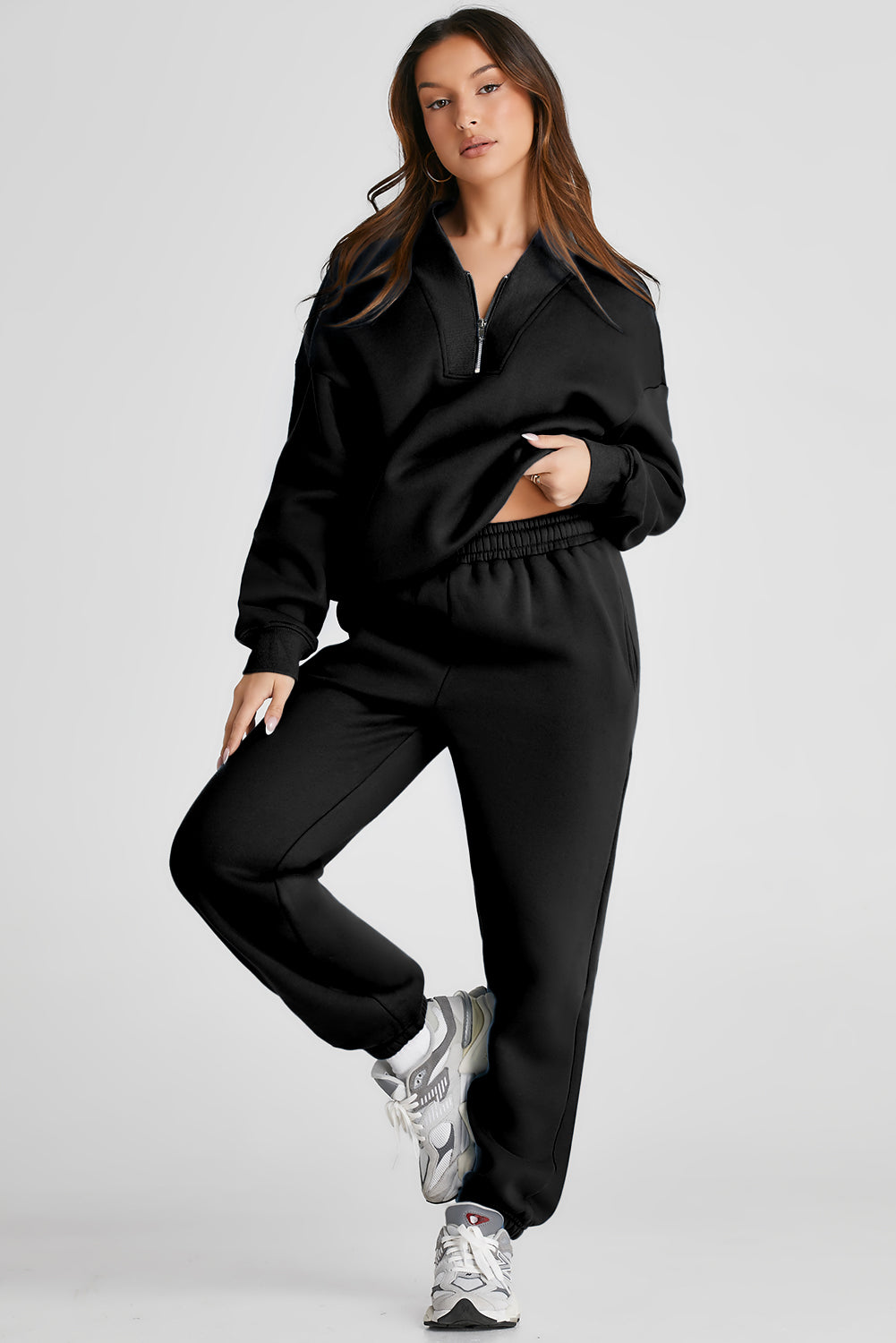 Quarter Zip Lounge Set