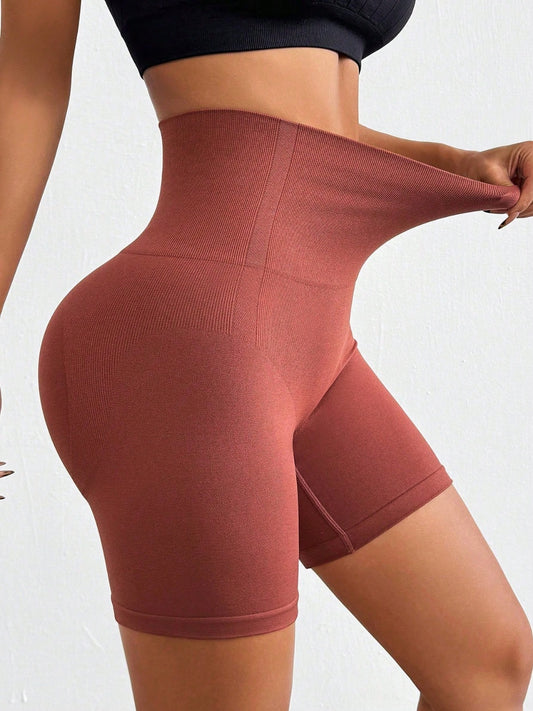 Urban Flow Seamless High-Waist Shorts