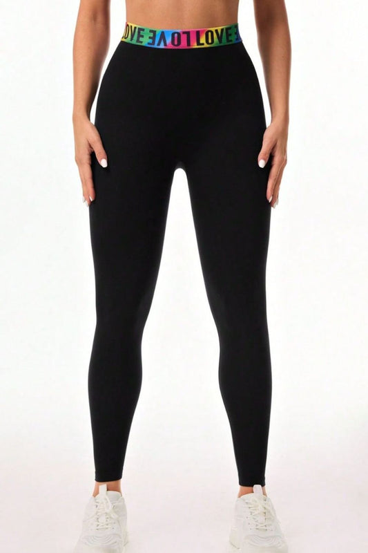 Love Script High-Waist Leggings