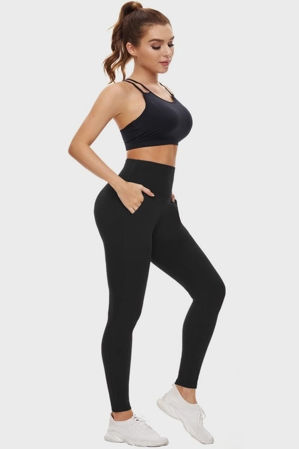 Vaulted Pocketed Leggings