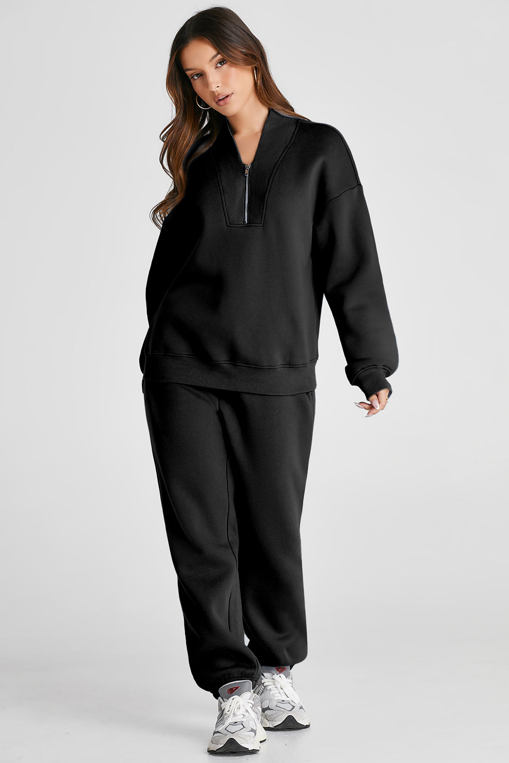 Quarter Zip Lounge Set